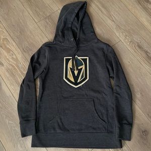 Fanatics Las Vegas Golden Knights Dark Gray Hooded Sweatshirt Womens Size Small